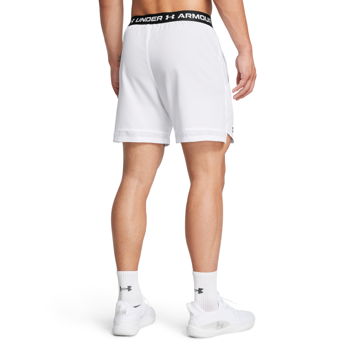 Under Armour Vanish Woven 6" Shorts - Men's - White/Black