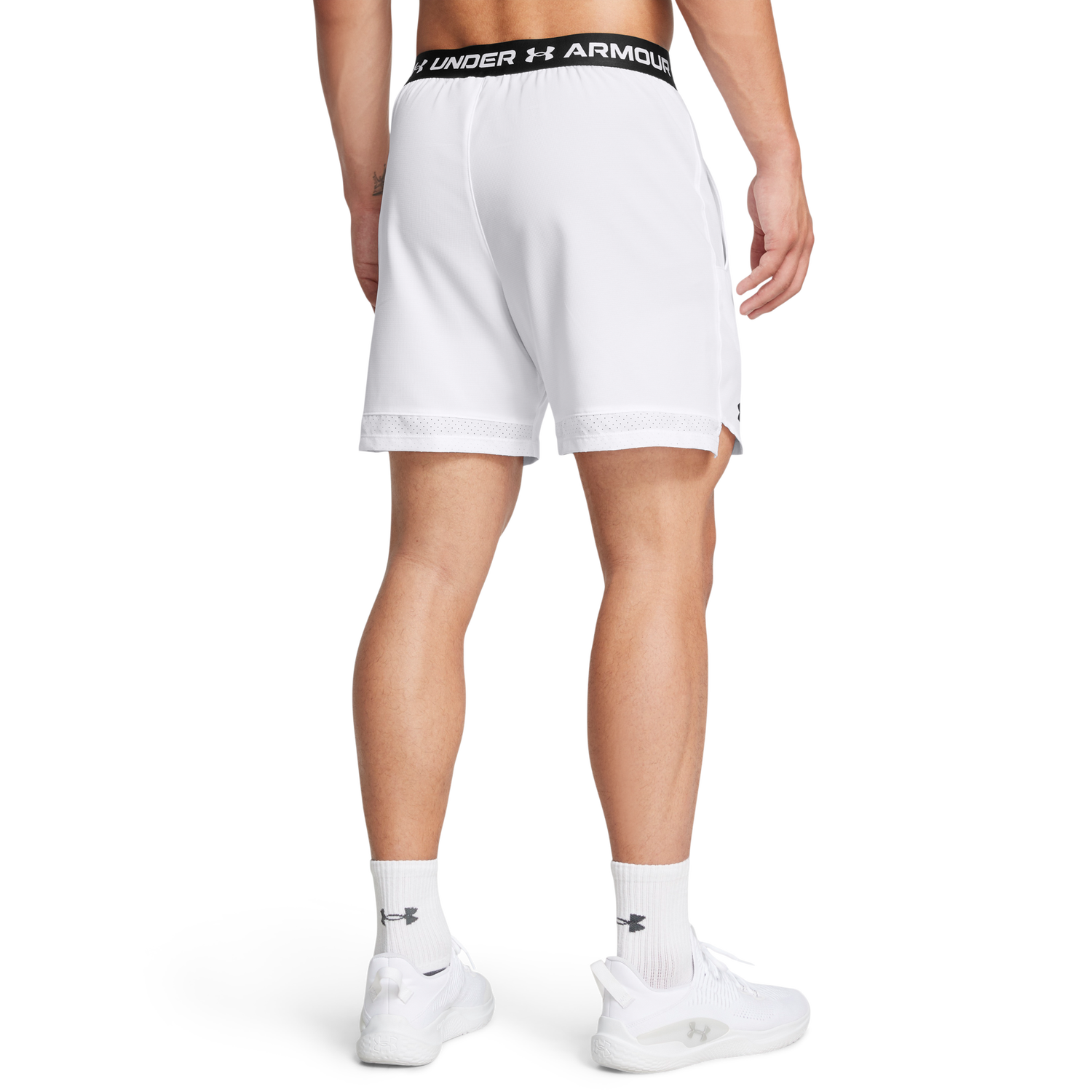Under Armour Vanish Woven 6" Shorts - Men's - White/Black