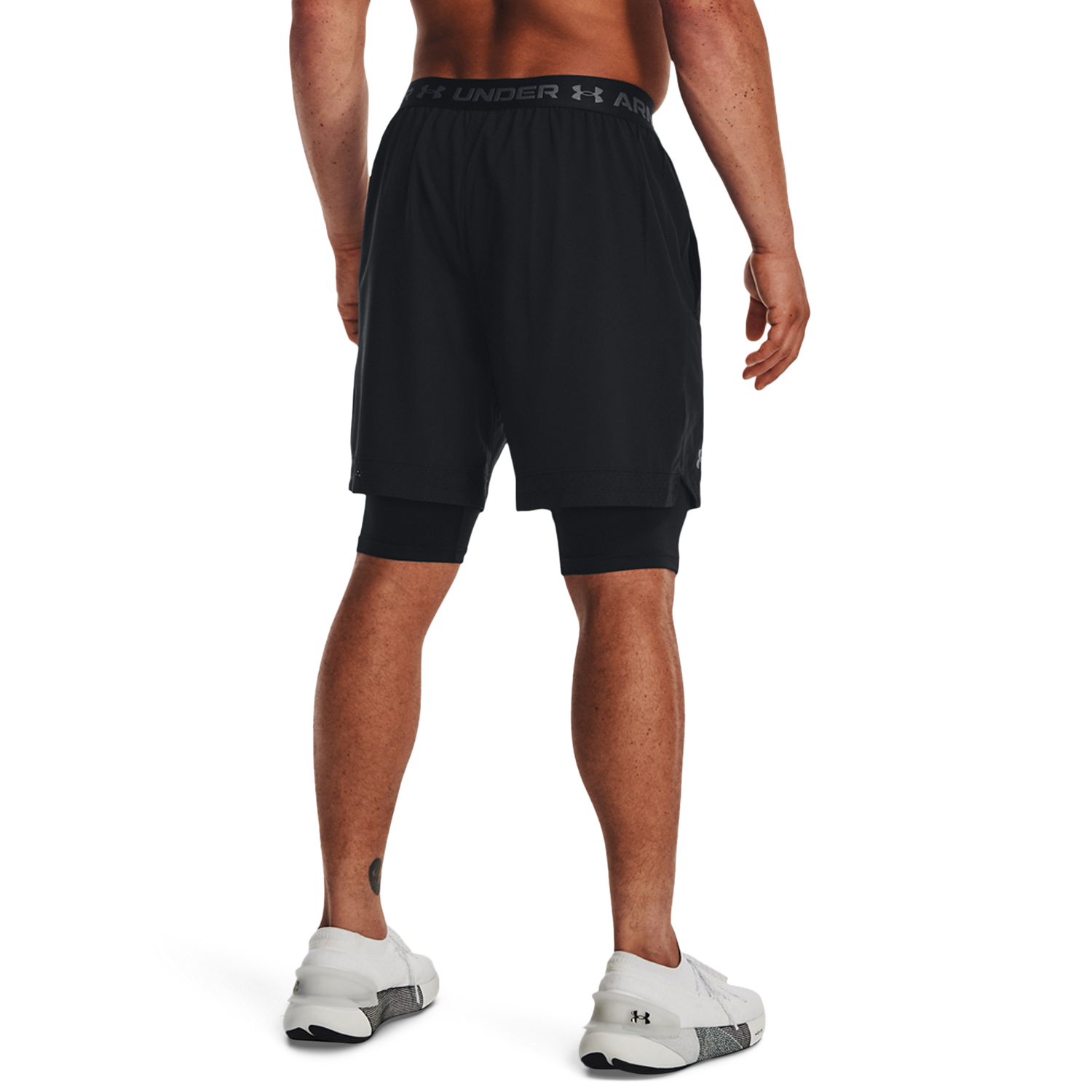 Under Armour Vanish Woven Shorts With Heat Gear - Men's - Black/Black/Pitch Grey