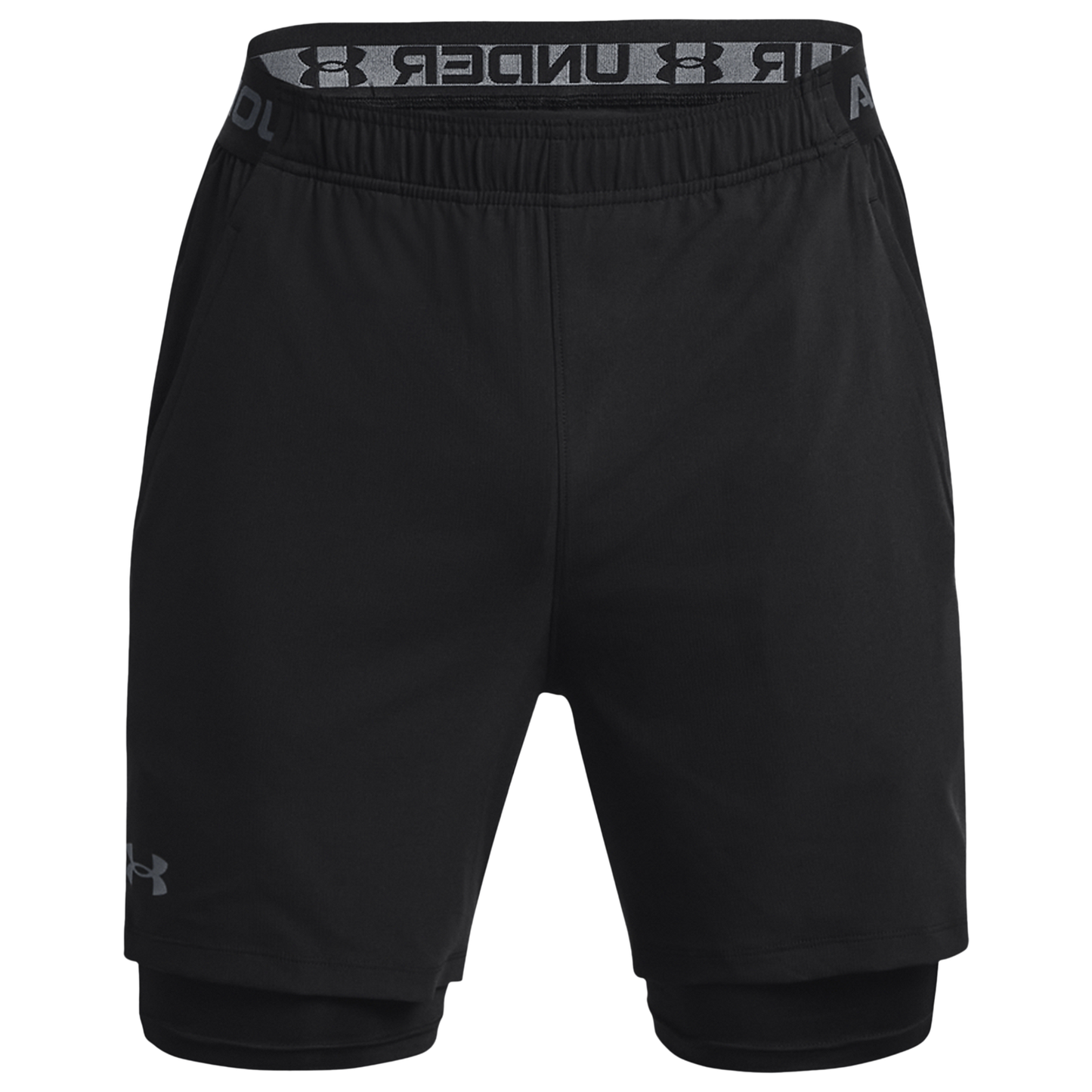 Under Armour Vanish Woven Shorts With Heat Gear - Men's - Black/Black/Pitch Grey