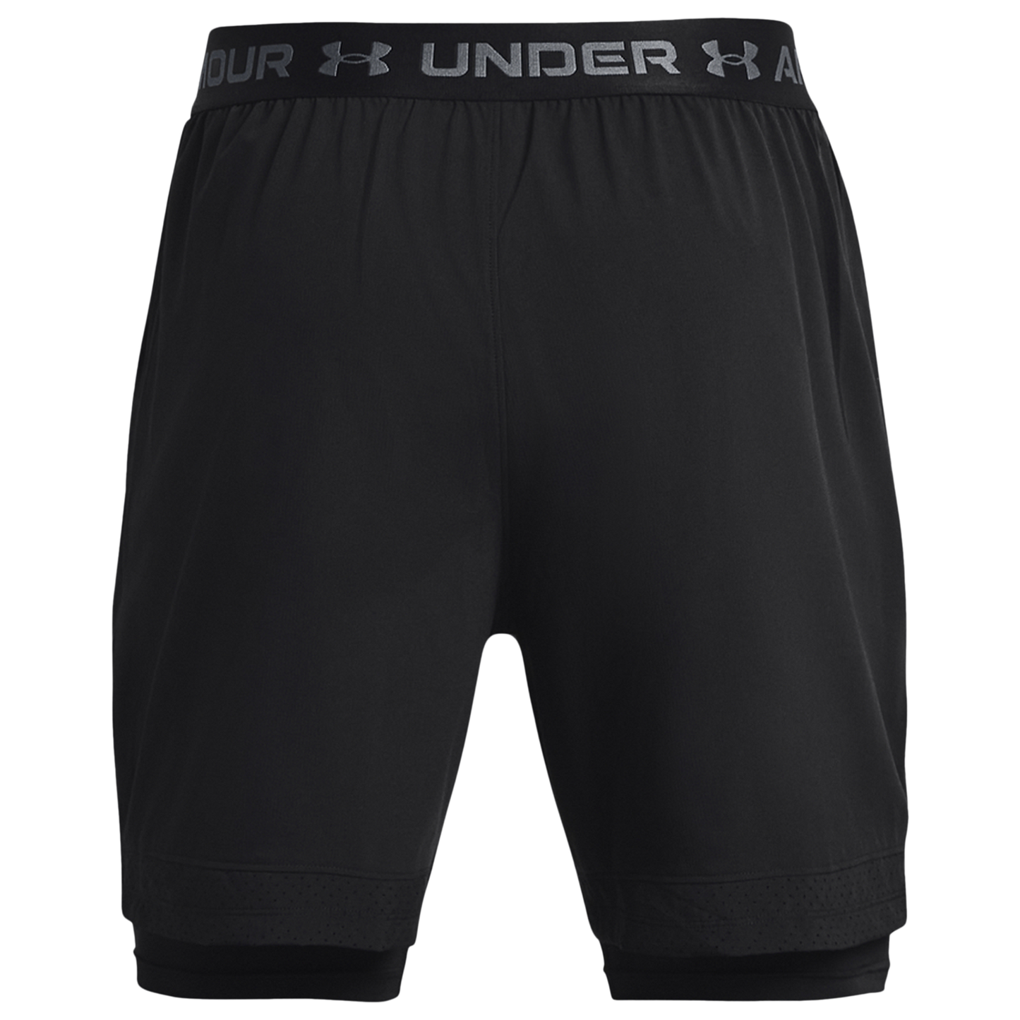 Under Armour Vanish Woven Shorts With Heat Gear - Men's - Black/Black/Pitch Grey