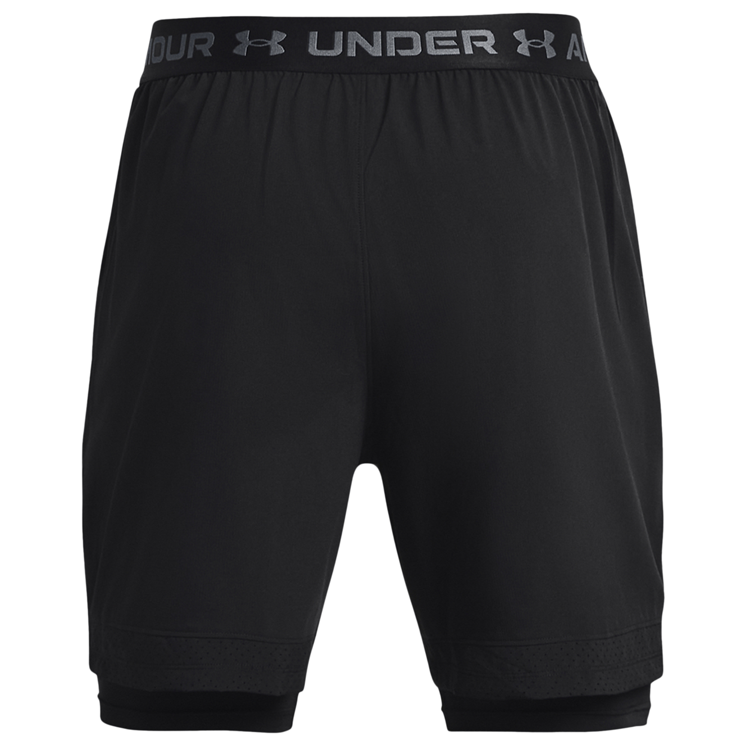 Under Armour Vanish Woven Shorts With Heat Gear - Men's - Black/Black/Pitch Grey