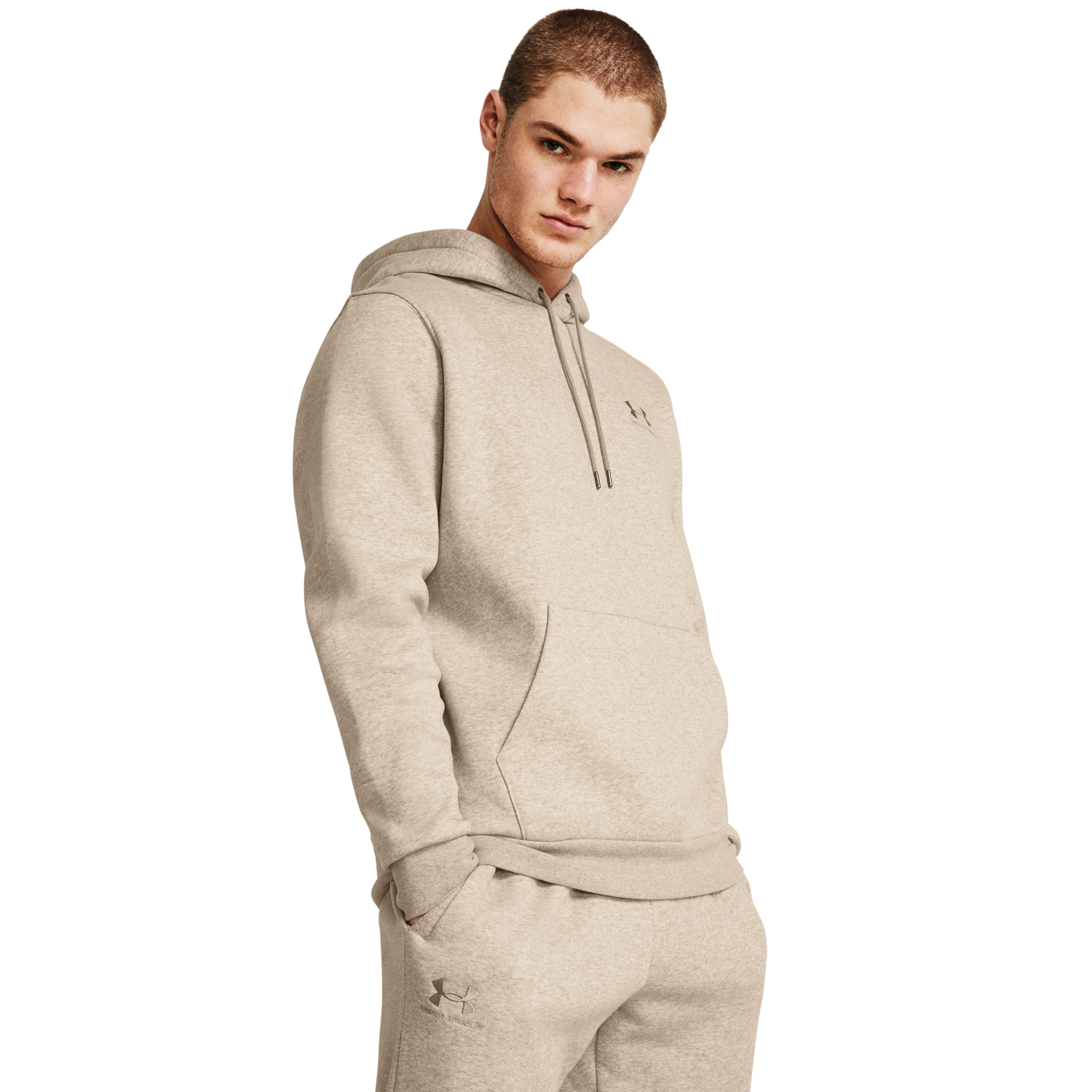 Under Armour Icon Fleece Hoodie - Men's - Timberwolf Taupe/Timberwolf Taupe