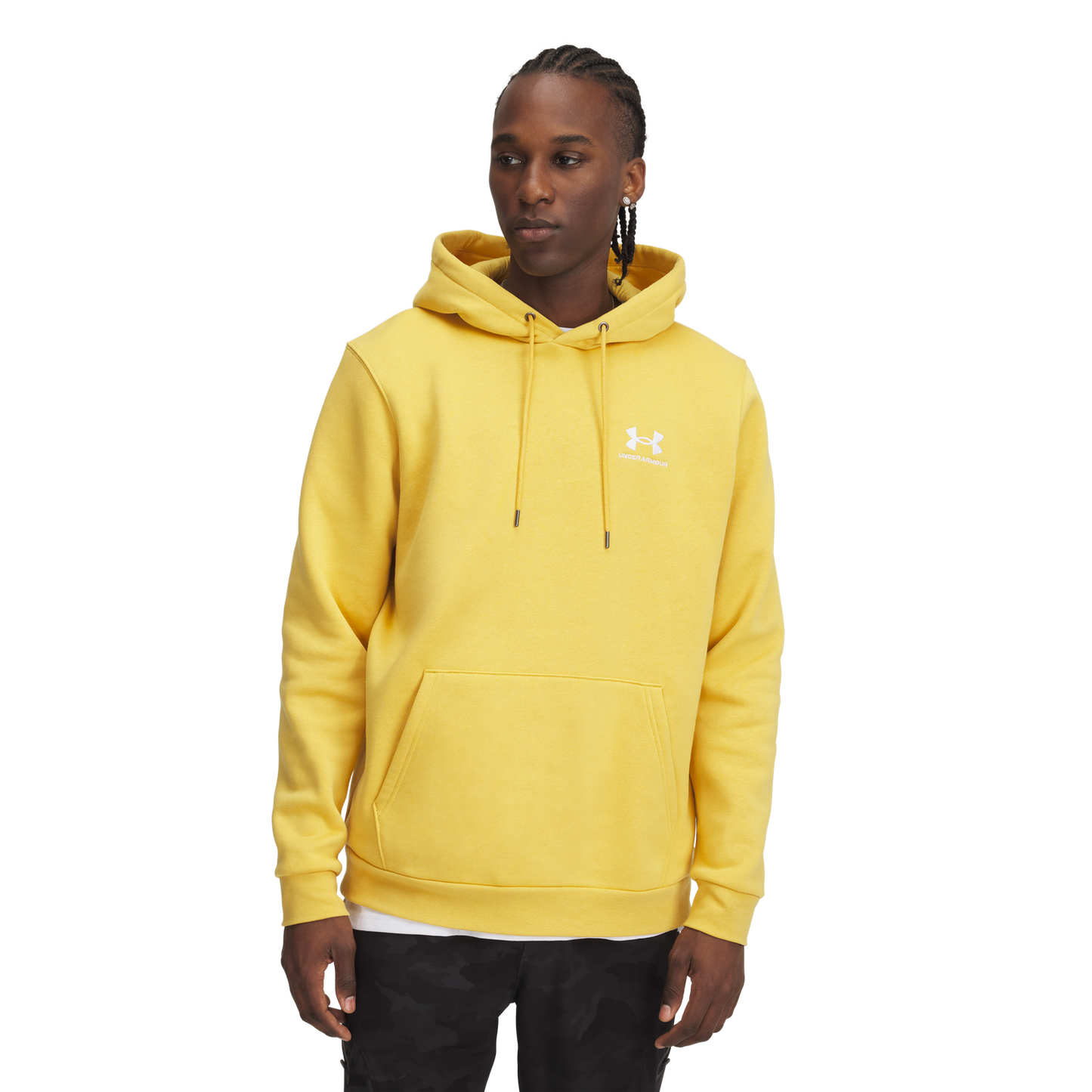Under Armour Icon Fleece Hoodie - Men's - Noble Gold/White
