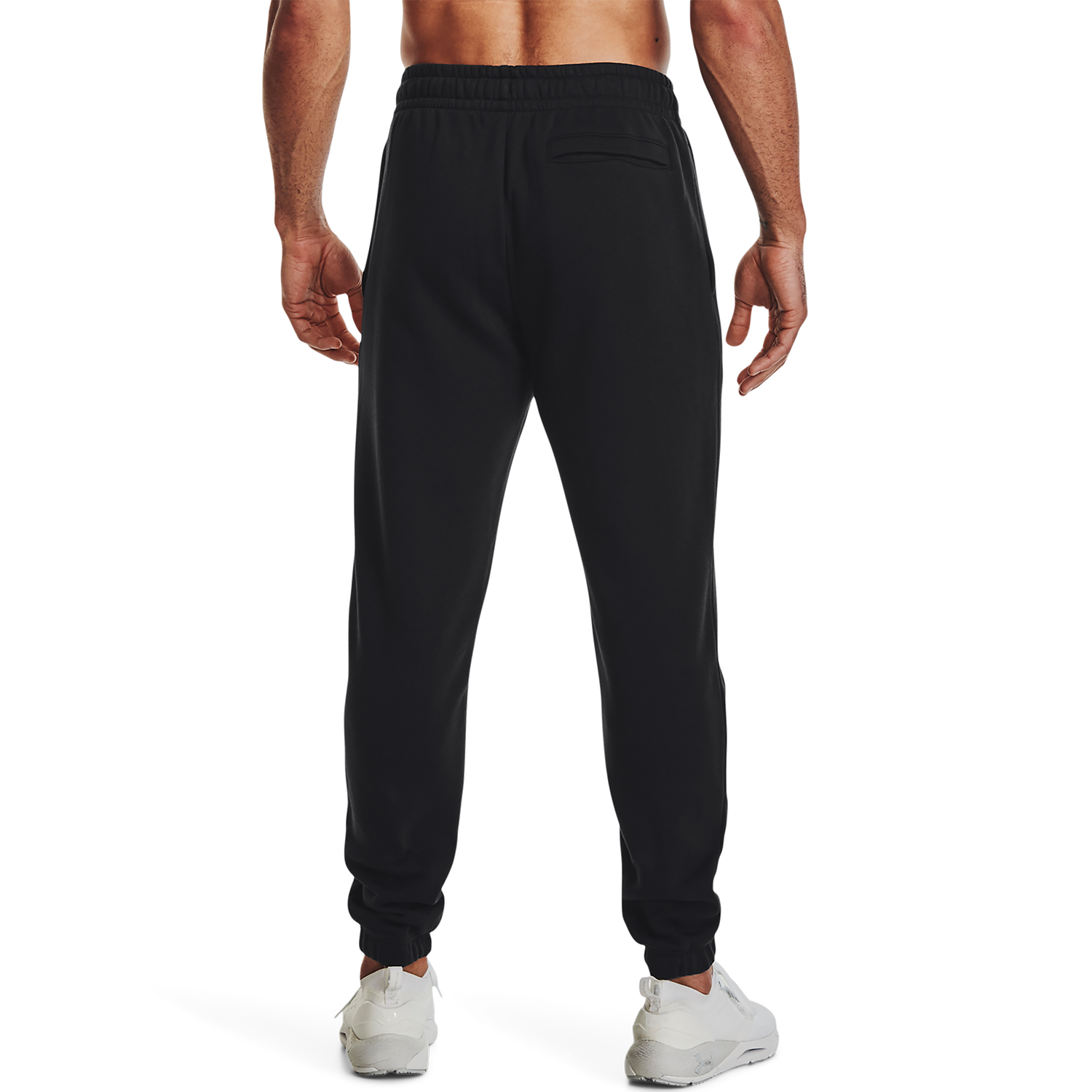 Under Armour Essential Fleece Joggers - Men's - White/Black