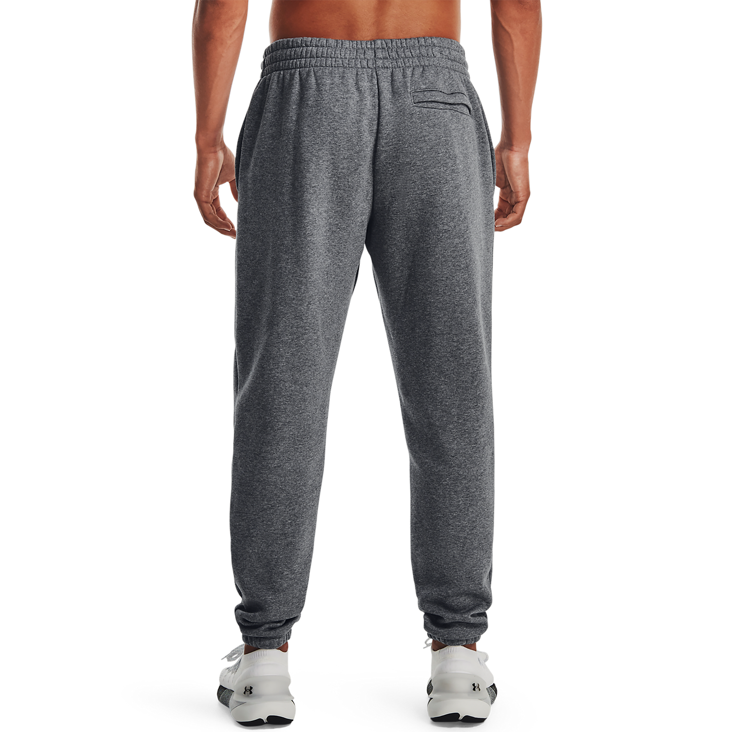 Under Armour Essential Fleece Joggers - Men's - White/Pitch Grey Heather