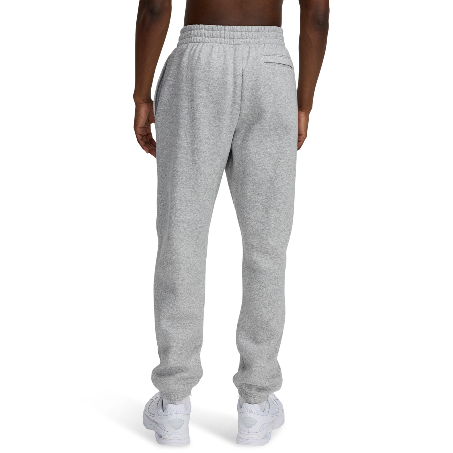 Under Armour Essential Fleece Joggers - Men's - Gray/White