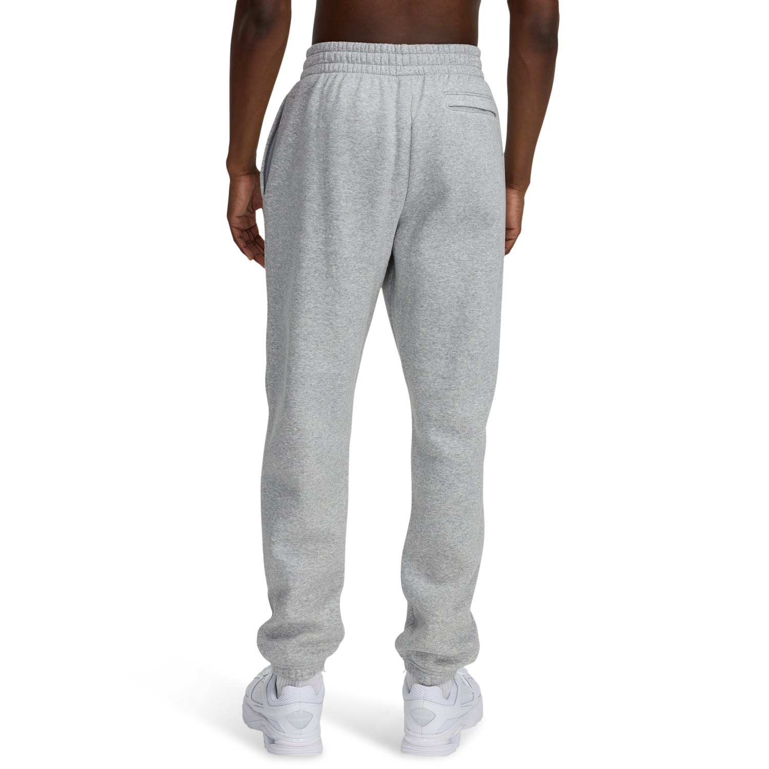 Under Armour Essential Fleece Joggers - Men's - Gray/White