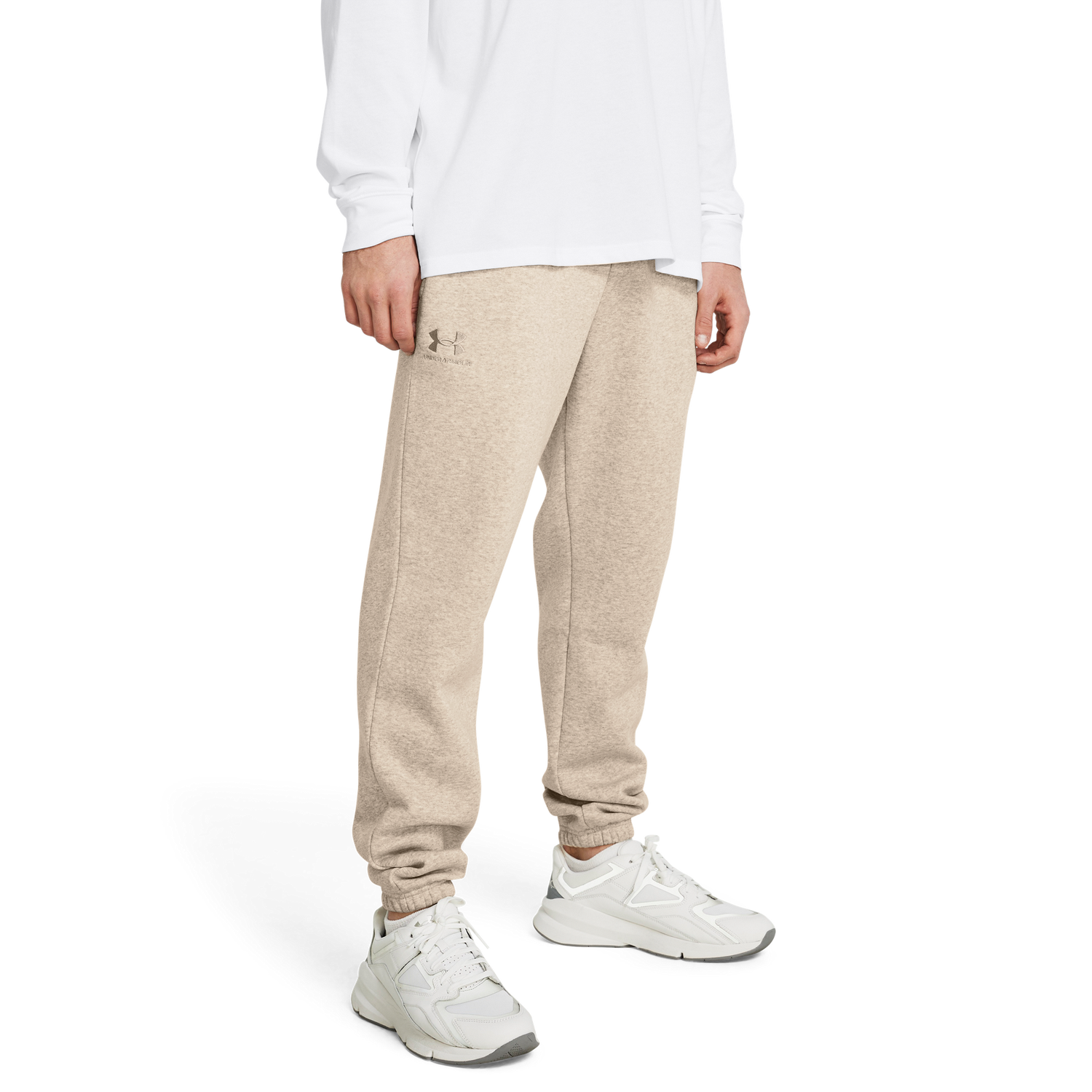 Under Armour Essential Fleece Joggers - Men's - Timberwolf Taupe/Timberwolf Taupe