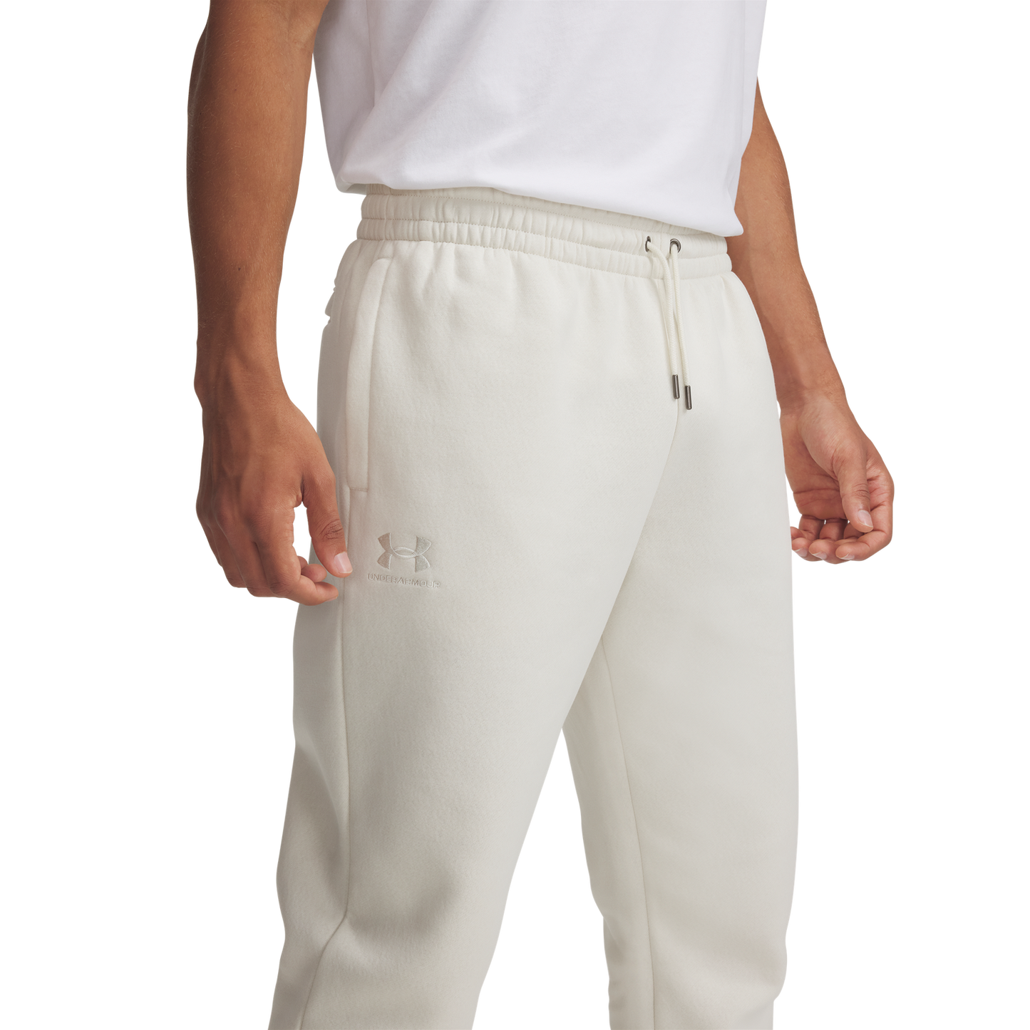Under Armour Essential Fleece Joggers - Men's - Stone/Stone