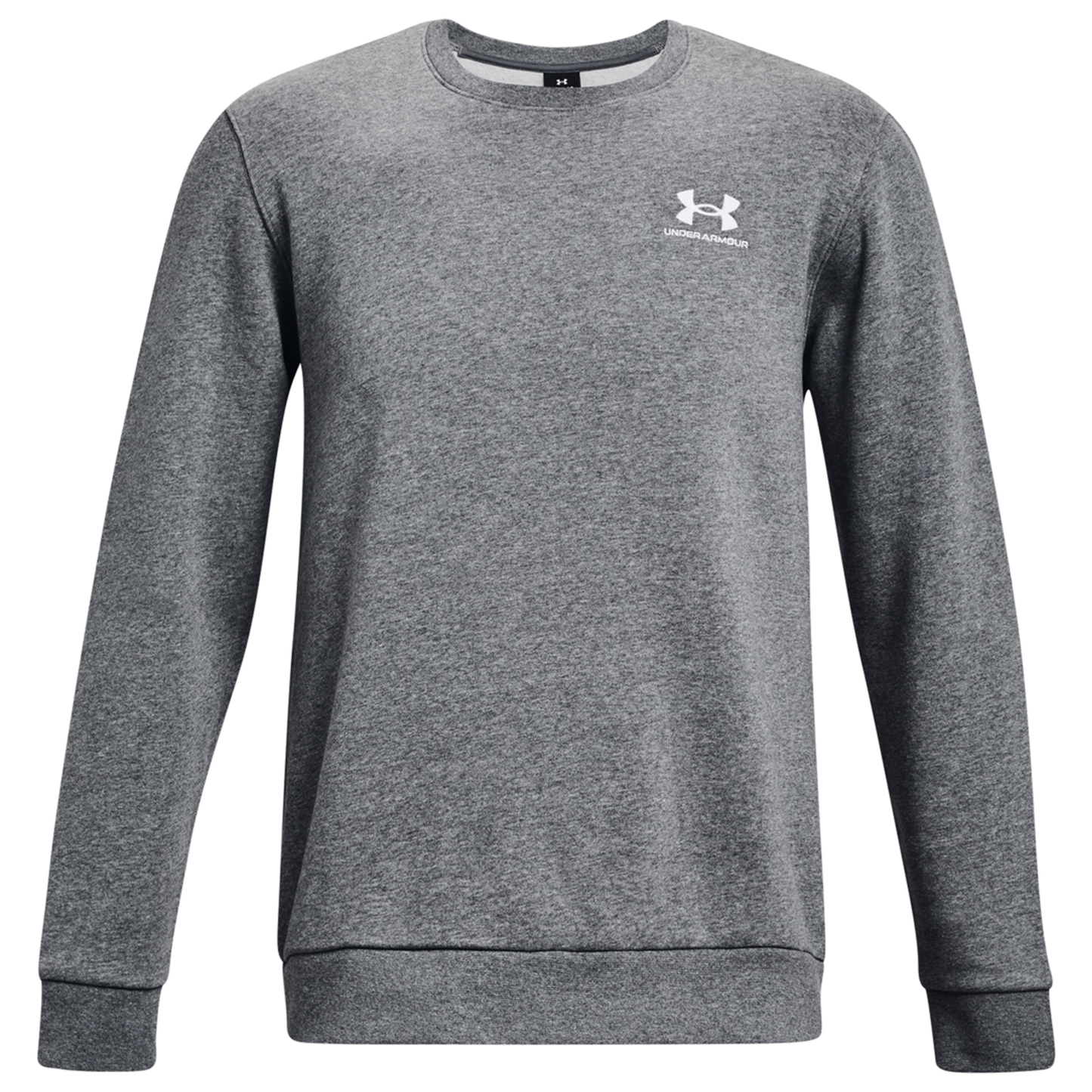 Under Armour Essential Fleece Crew - Men's - White/Pitch Grey Heather