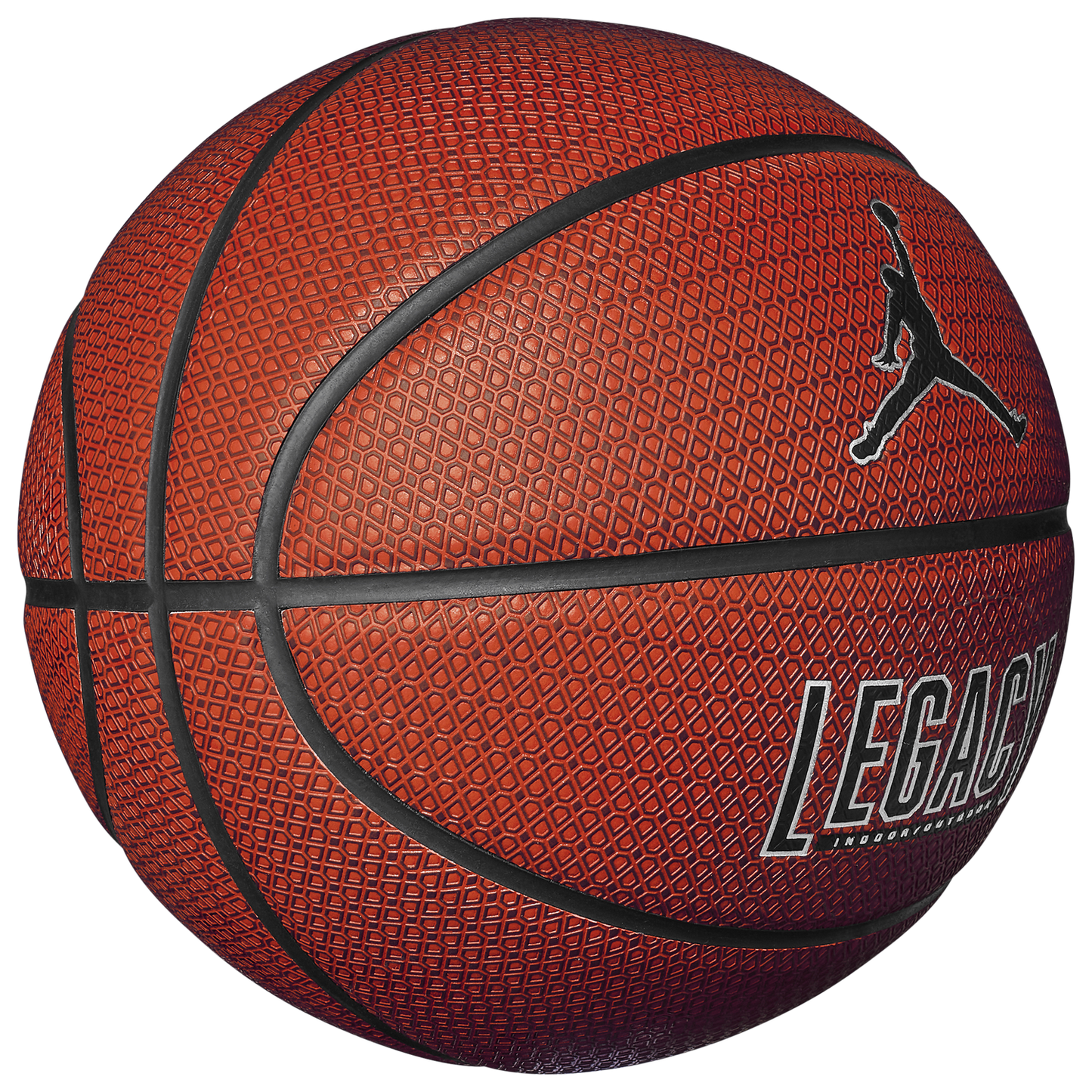 Jordan Legacy 2.0 8-Panel Basketball - Men's - Metallic Silver/Amber/Black