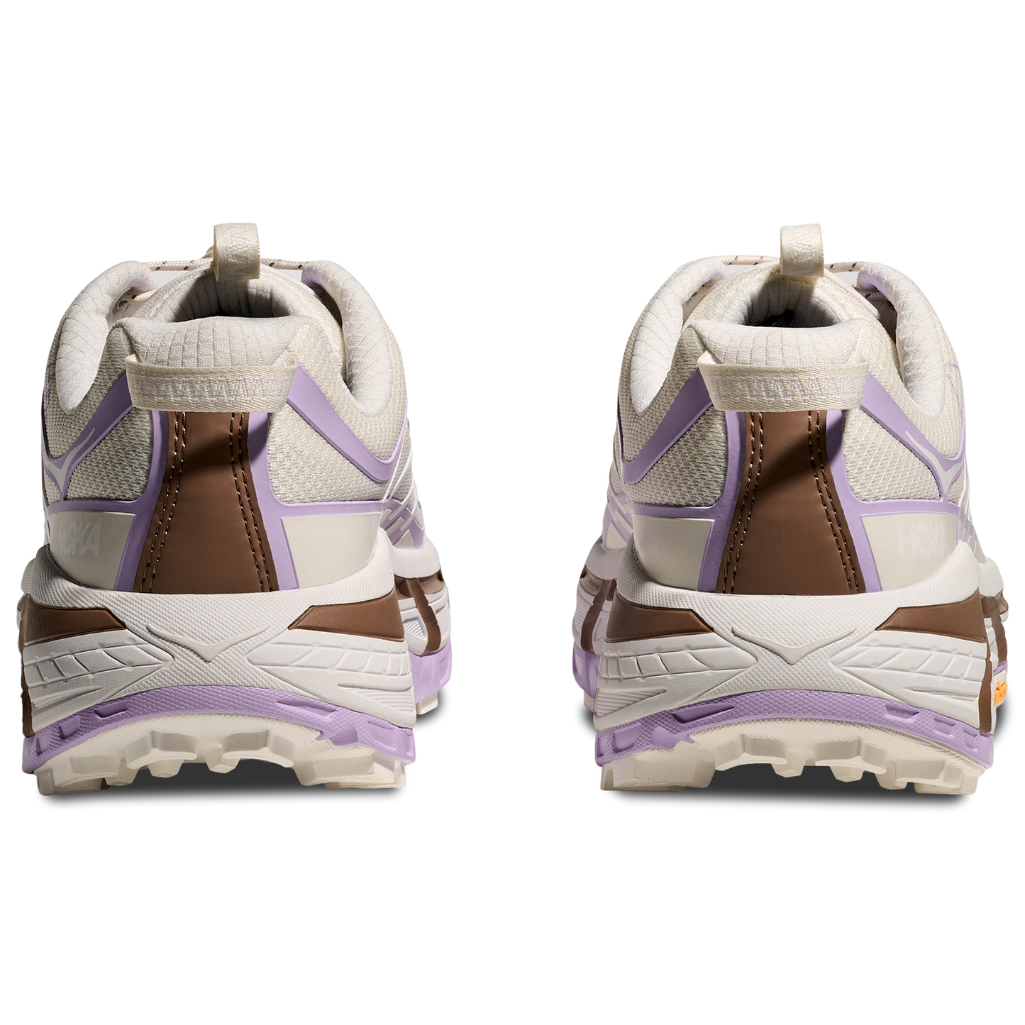 HOKA Mafate Three2 Wordmark - Women's - Alabaster/Iris Flower