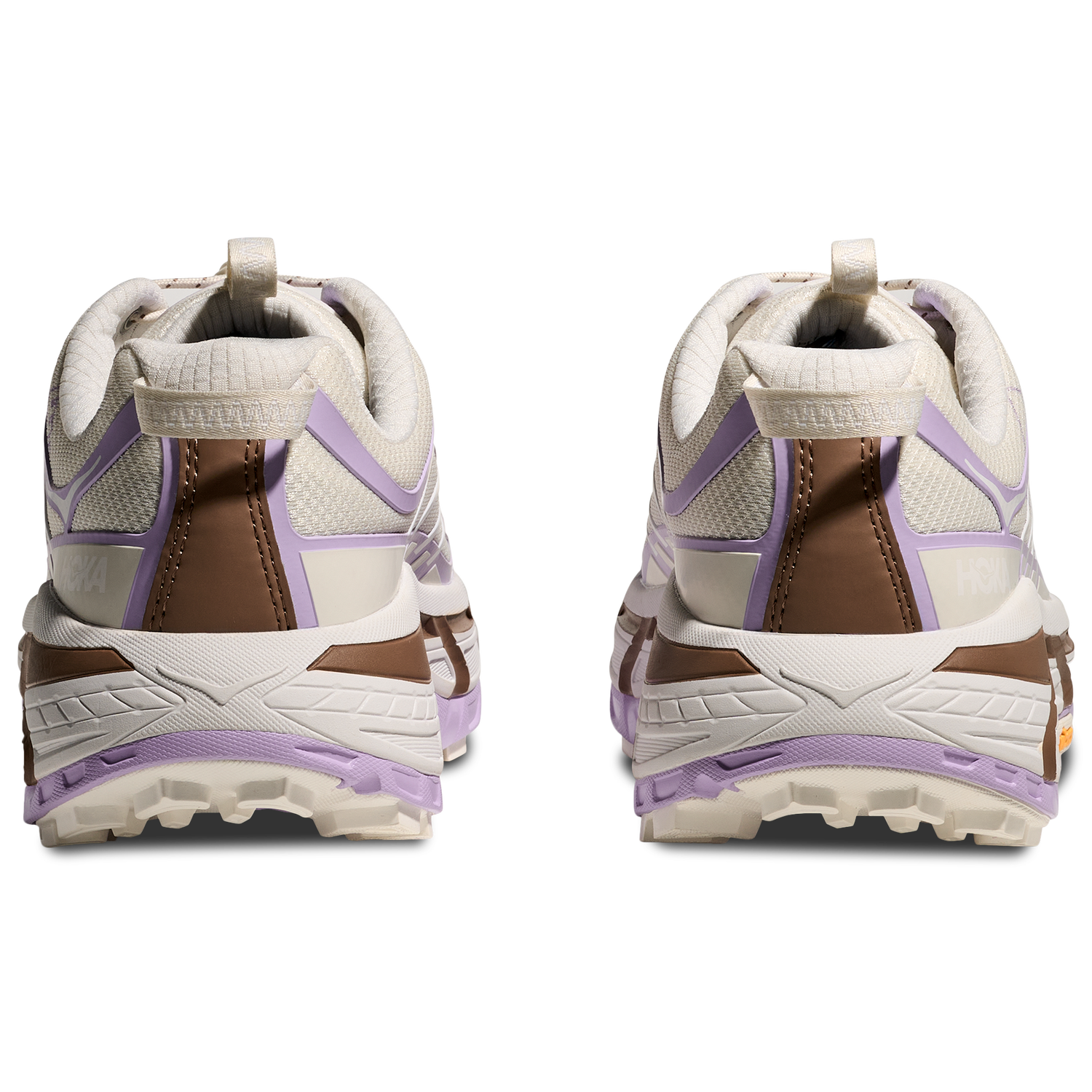 HOKA Mafate Three2 Wordmark - Women's - Alabaster/Iris Flower