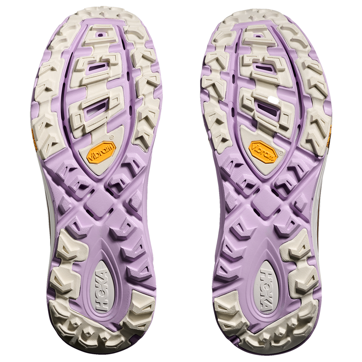 HOKA Mafate Three2 Wordmark - Women's - Alabaster/Iris Flower