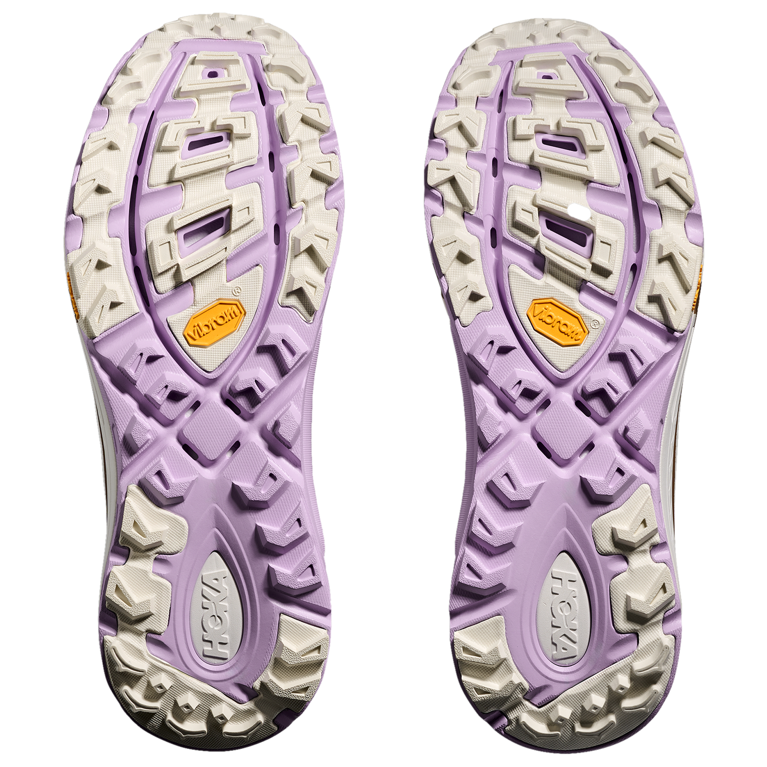 HOKA Mafate Three2 Wordmark - Women's - Alabaster/Iris Flower