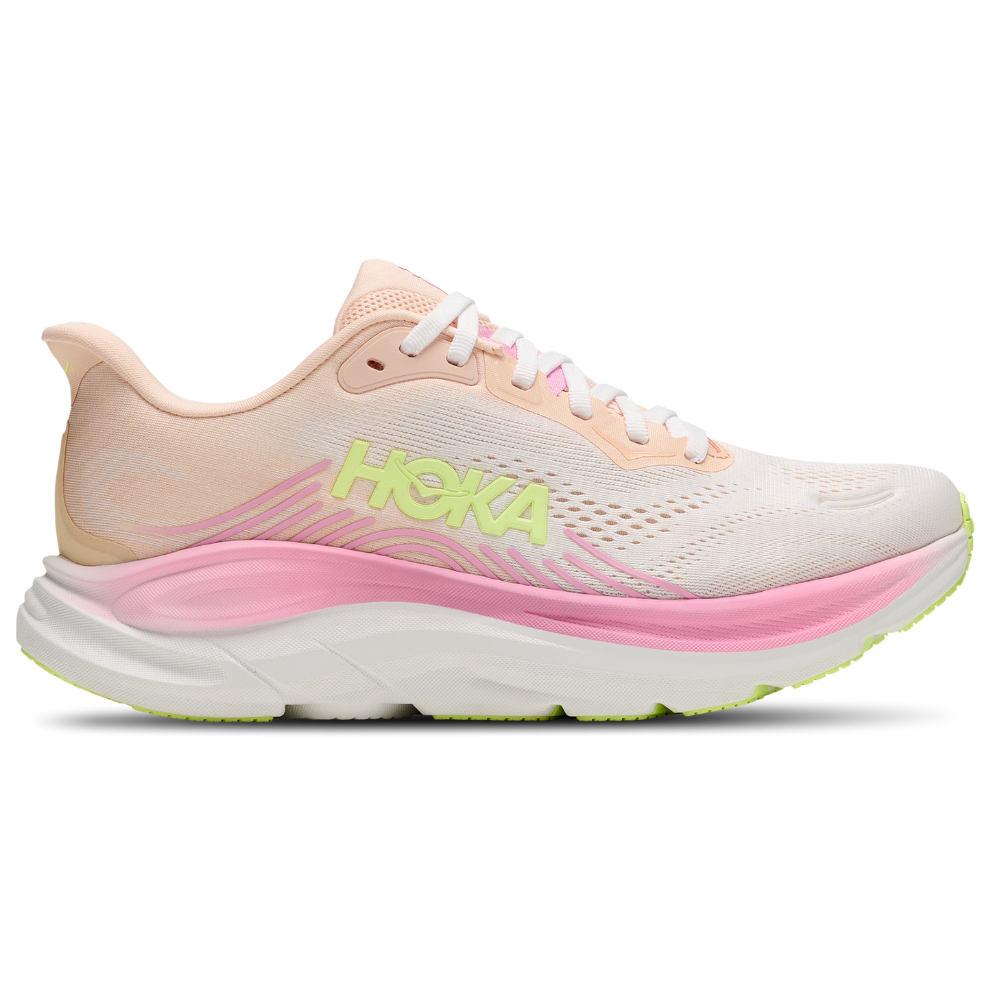 HOKA Clifton 11 - Women's - Tangerine Glow/White
