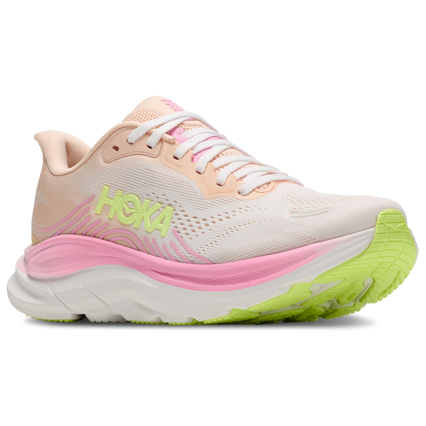 HOKA Clifton 11 - Women's - Tangerine Glow/White
