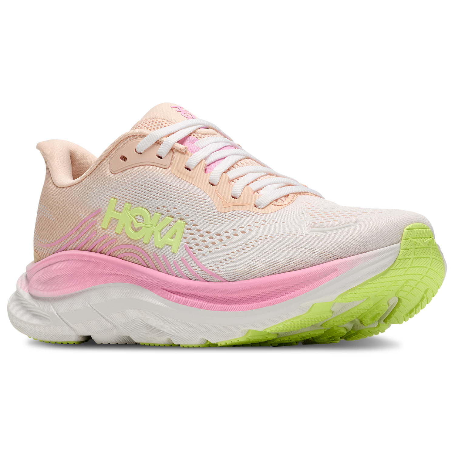 HOKA Clifton 11 - Women's - Tangerine Glow/White