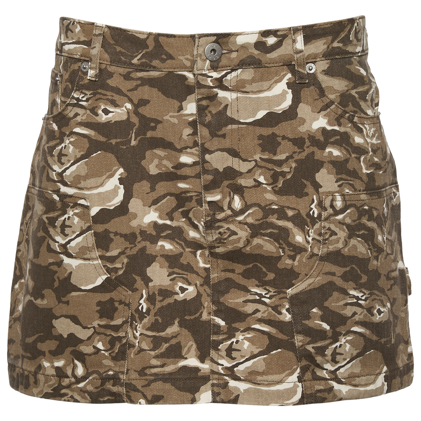 Cozi Mini Carpenter Skirt - Women's - Camo/Rose