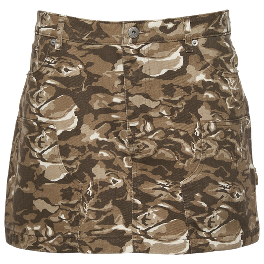 Cozi Mini Carpenter Skirt - Women's - Camo/Rose