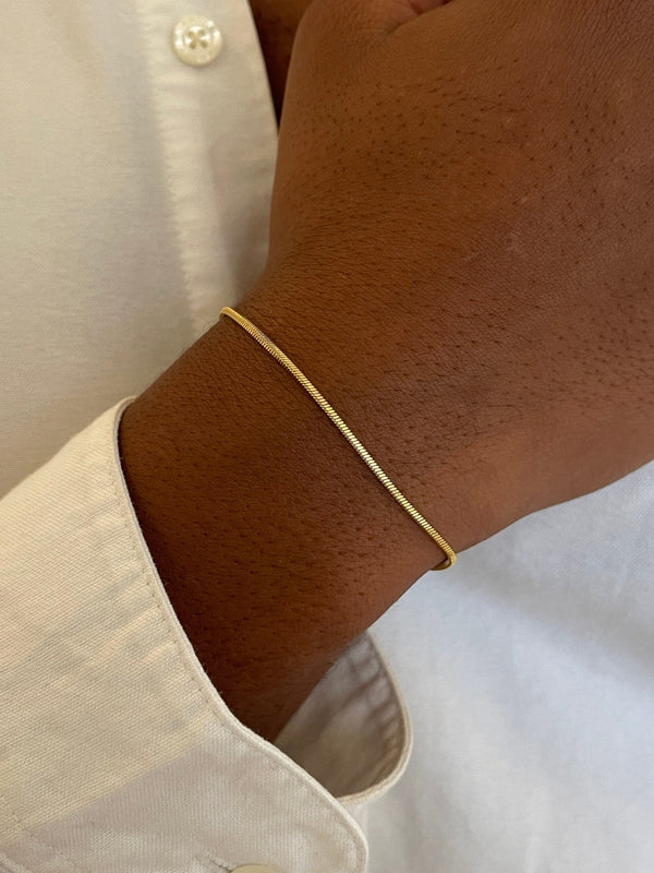 SQUARE BRACELET | 18K Gold