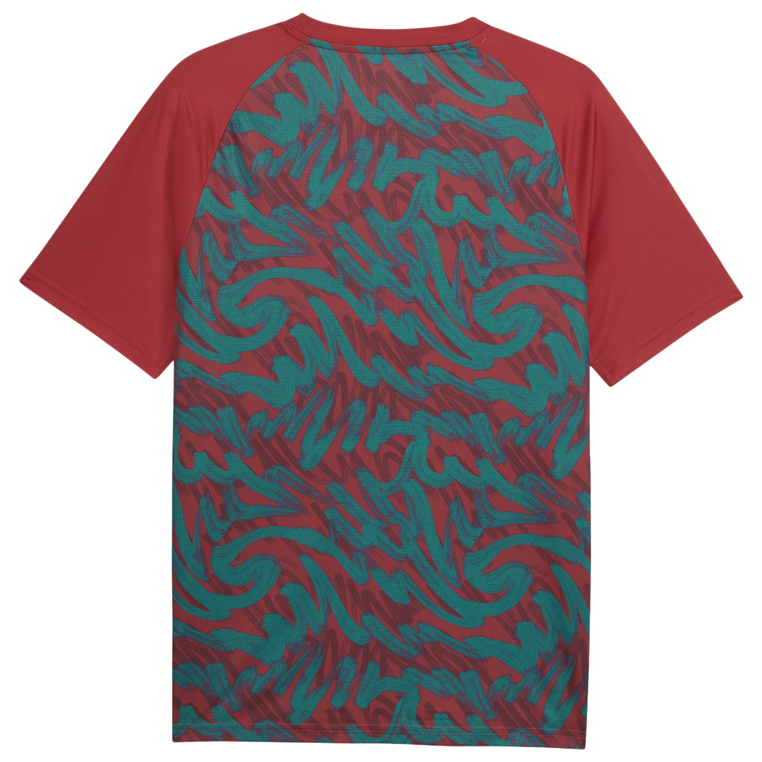 PUMA FPF Warm Up Jersey - Men's - Club Red/Green Lagoon