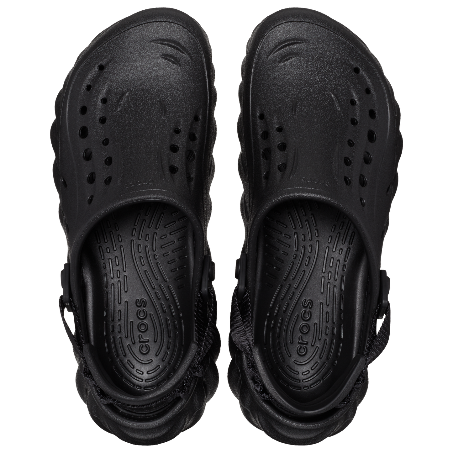 Crocs Echo Clogs - Men's - Black/Black