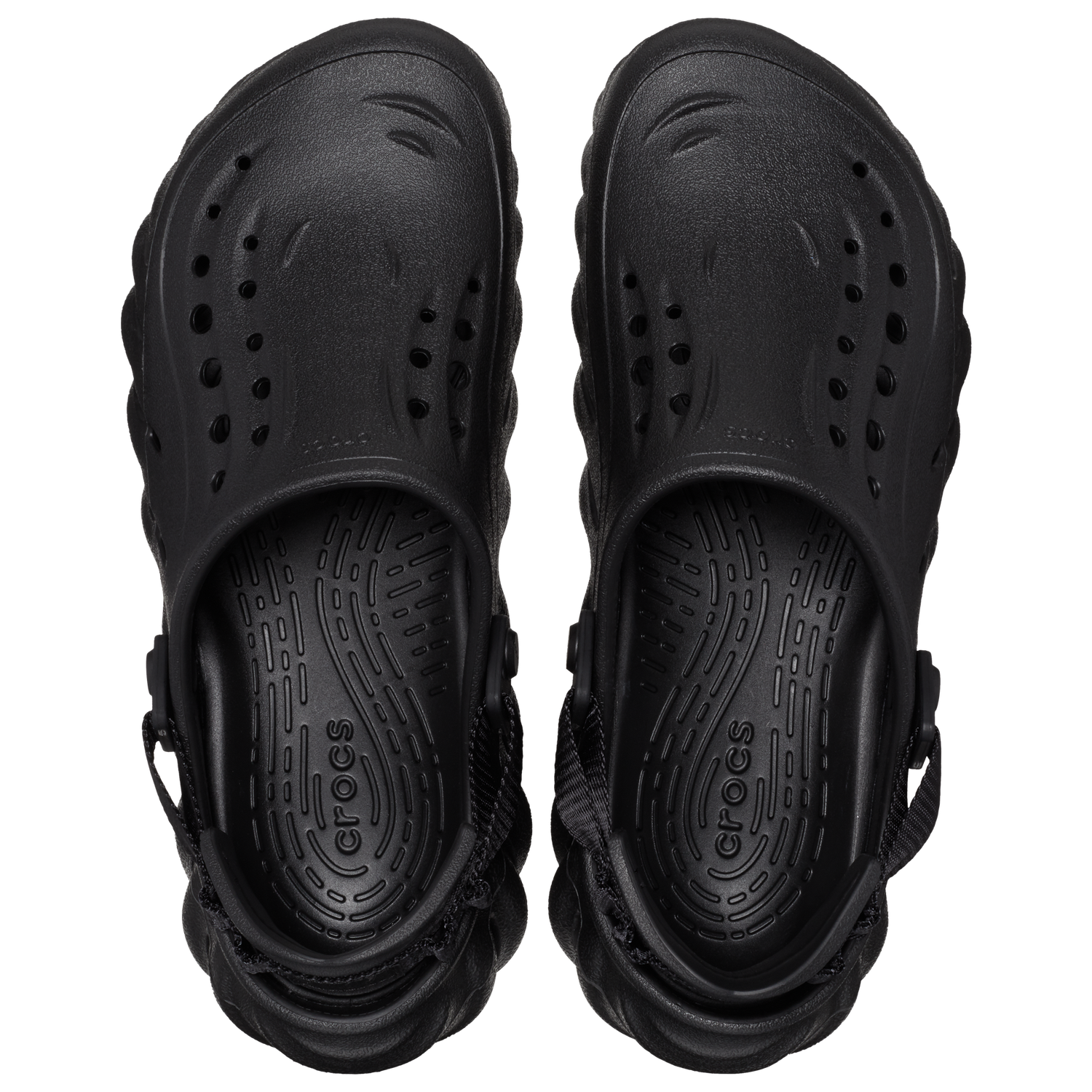 Crocs Echo Clogs - Men's - Black/Black