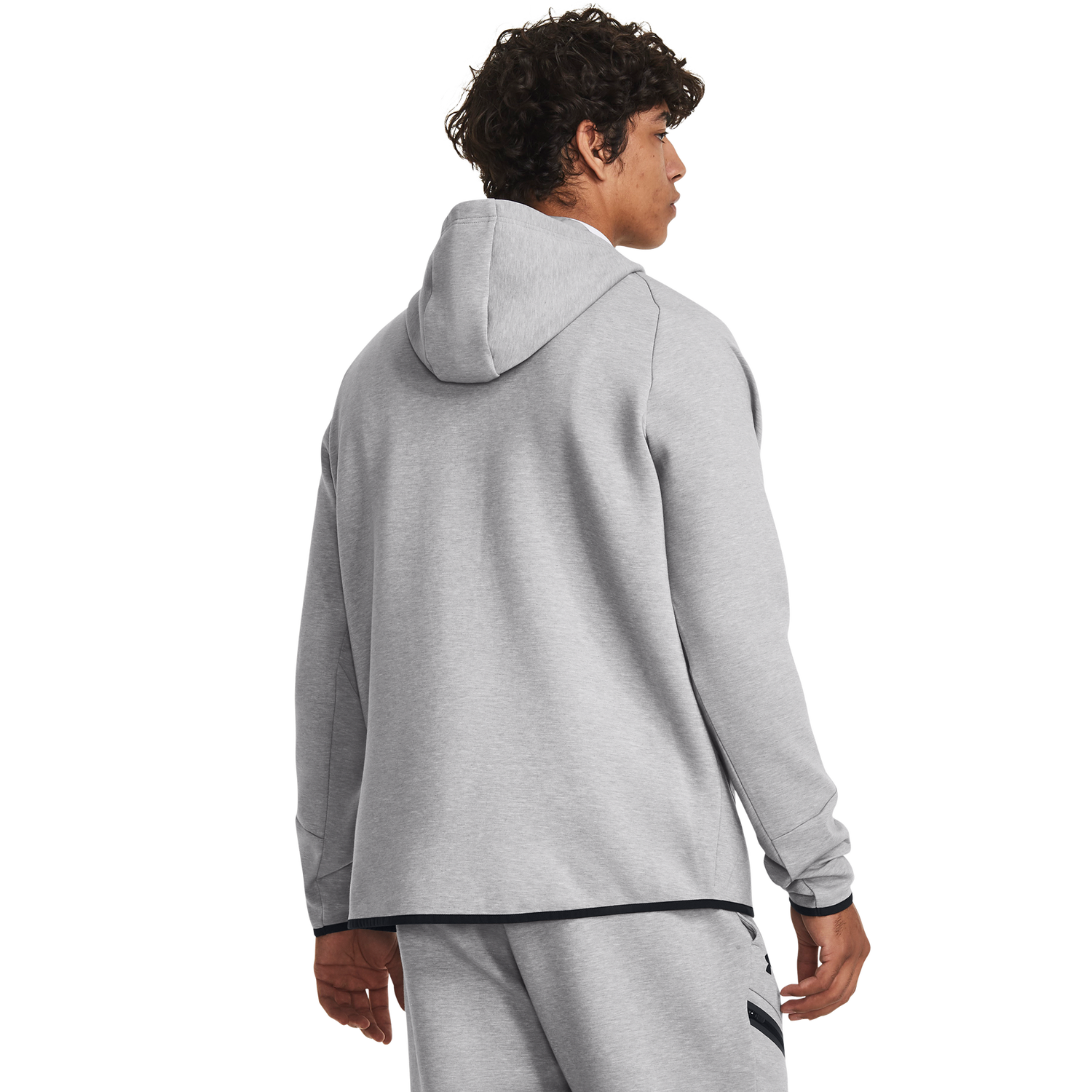 Under Armour Unstoppable Fleece Full-Zip Hoodie - Men's - Black/Mod Grey