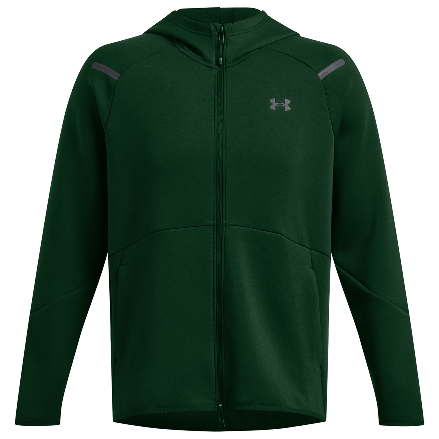 Under Armour Unstoppable Fleece Full-Zip Hoodie - Men's - Forest Green/Black