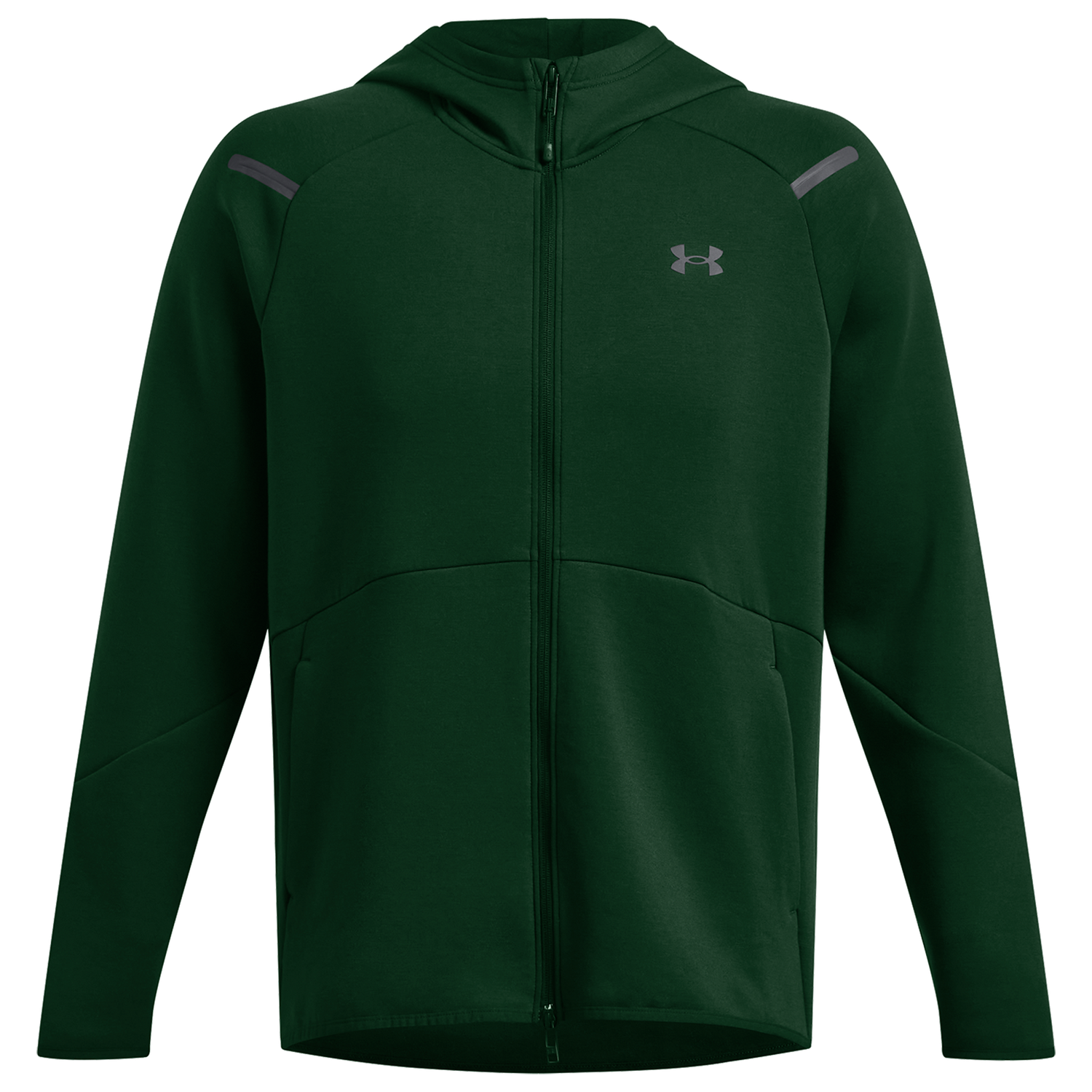 Under Armour Unstoppable Fleece Full-Zip Hoodie - Men's - Forest Green/Black
