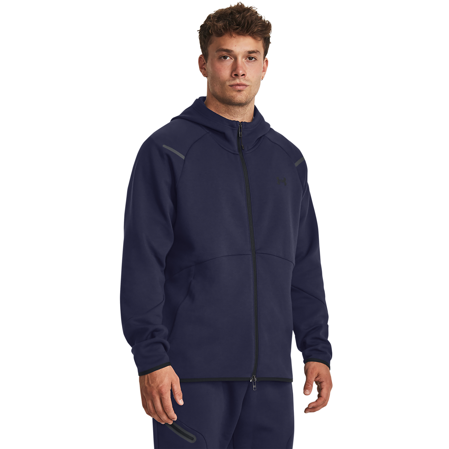 Under Armour Unstoppable Fleece Full-Zip Hoodie - Men's - Black/Navy