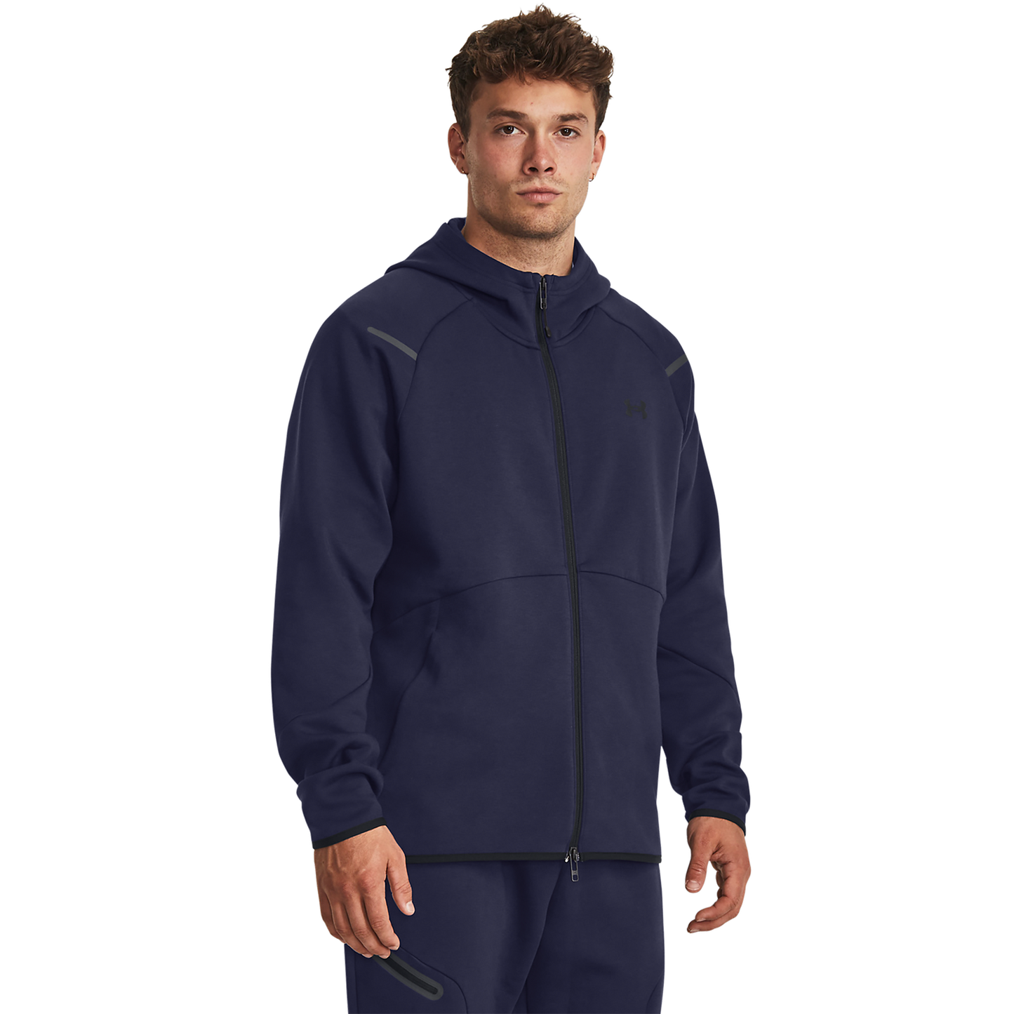 Under Armour Unstoppable Fleece Full-Zip Hoodie - Men's - Black/Navy