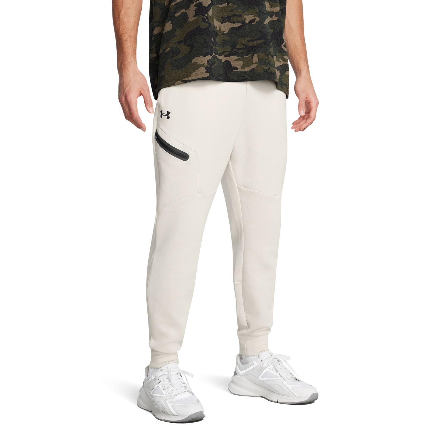 Under Armour Unstoppable Fleece Joggers - Men's - Summit White/Black