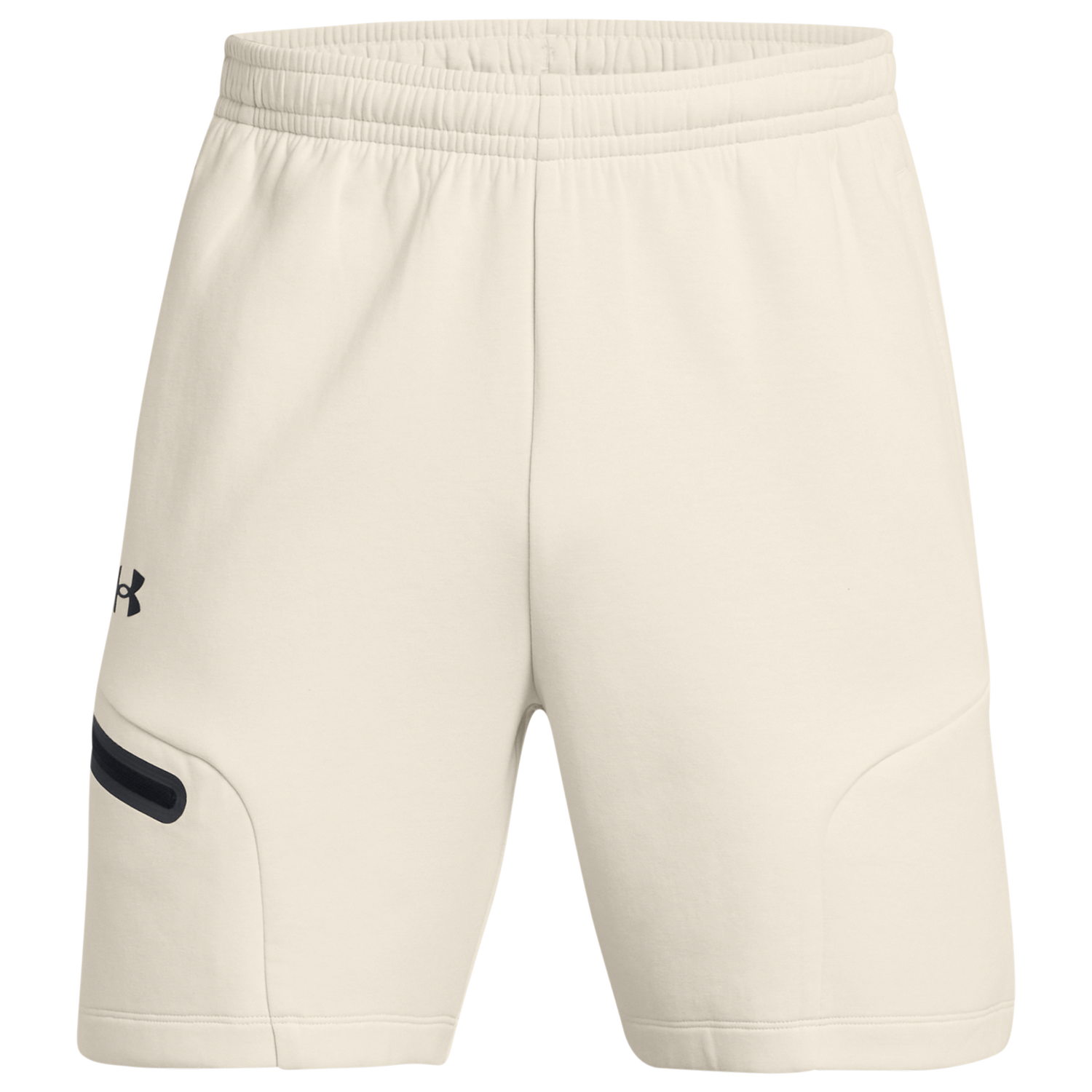 Under Armour Unstoppable Fleece Shorts - Men's - Summit White/Black