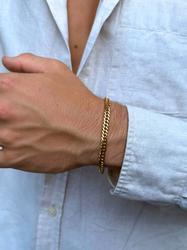 CUBAN BRACELET 5MM | 18K Gold