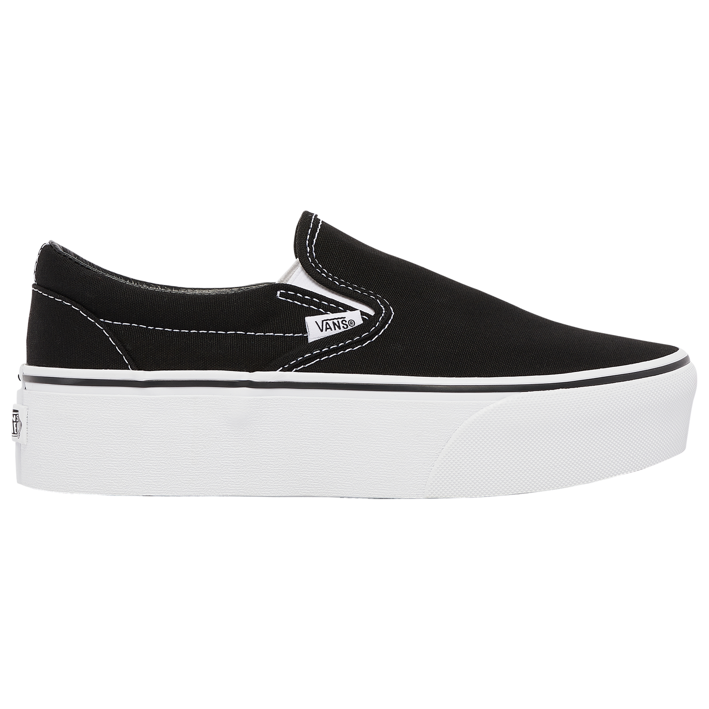 Vans Classic Slip on Stackform - Women's - Black/White