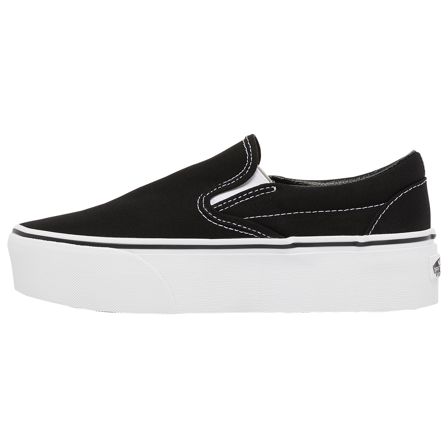Vans Classic Slip on Stackform - Women's - Black/White
