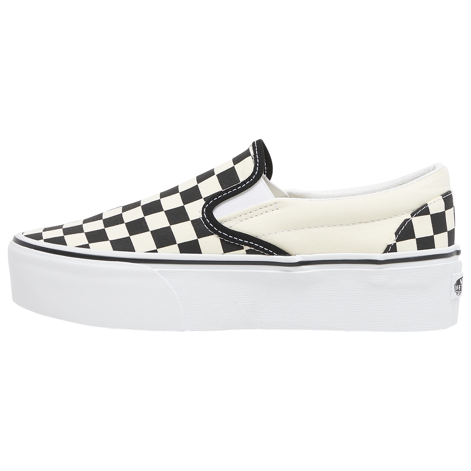 Vans Classic Slip on Stackform - Women's - White/Black