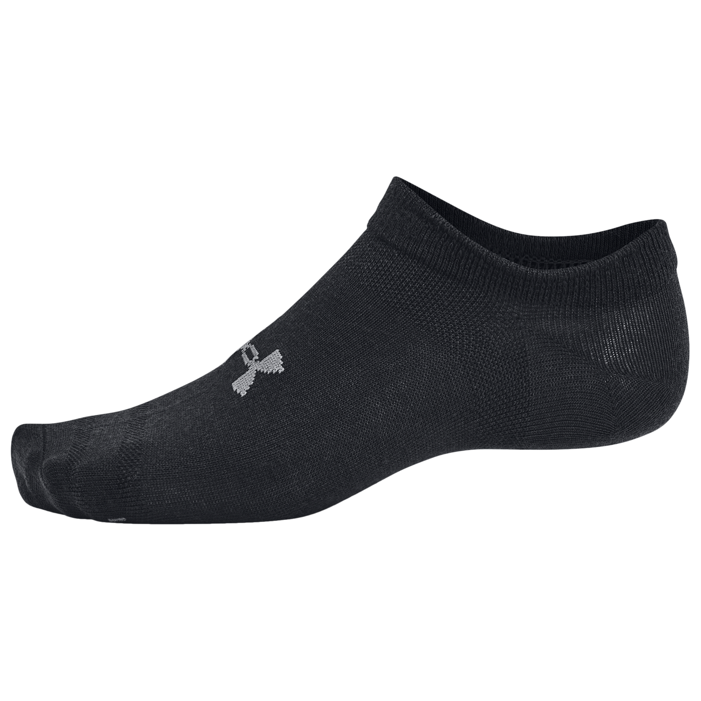 Under Armour Essential 6 Pack No Show Socks - Men's - Black/Black/Castlerock
