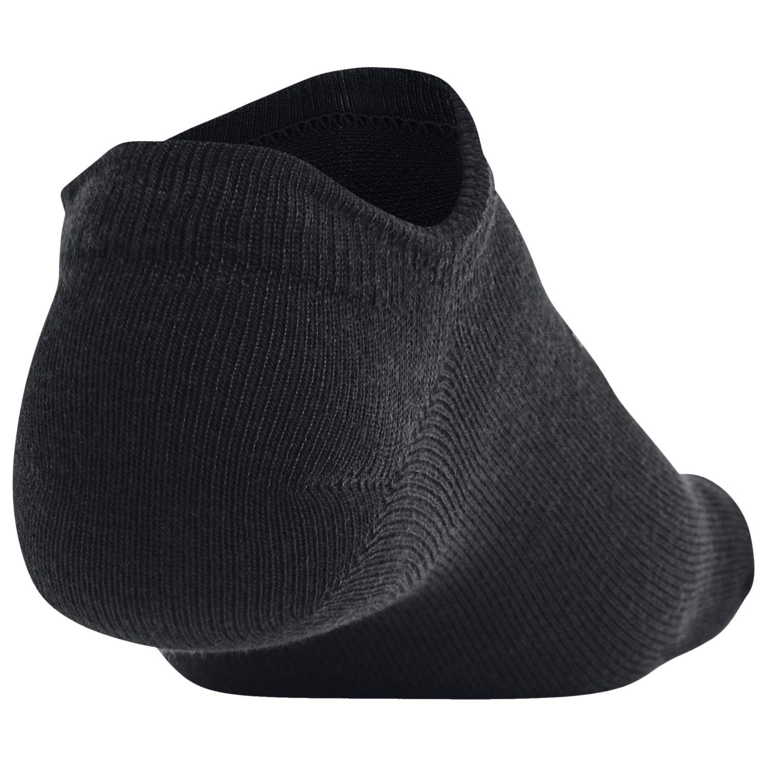 Under Armour Essential 6 Pack No Show Socks - Men's - Black/Black/Castlerock