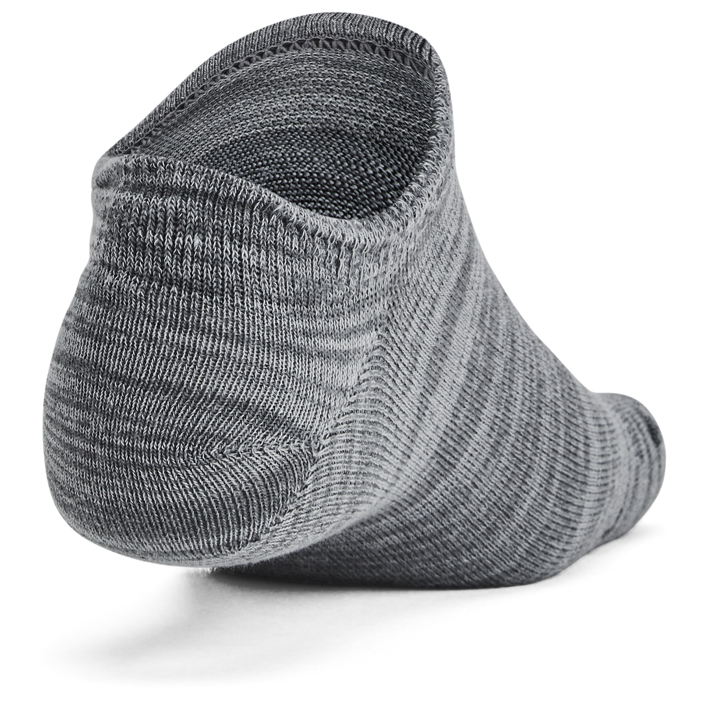 Under Armour Essential 6 Pack No Show Socks - Men's - Castlerock/Castlerock/Anthracite
