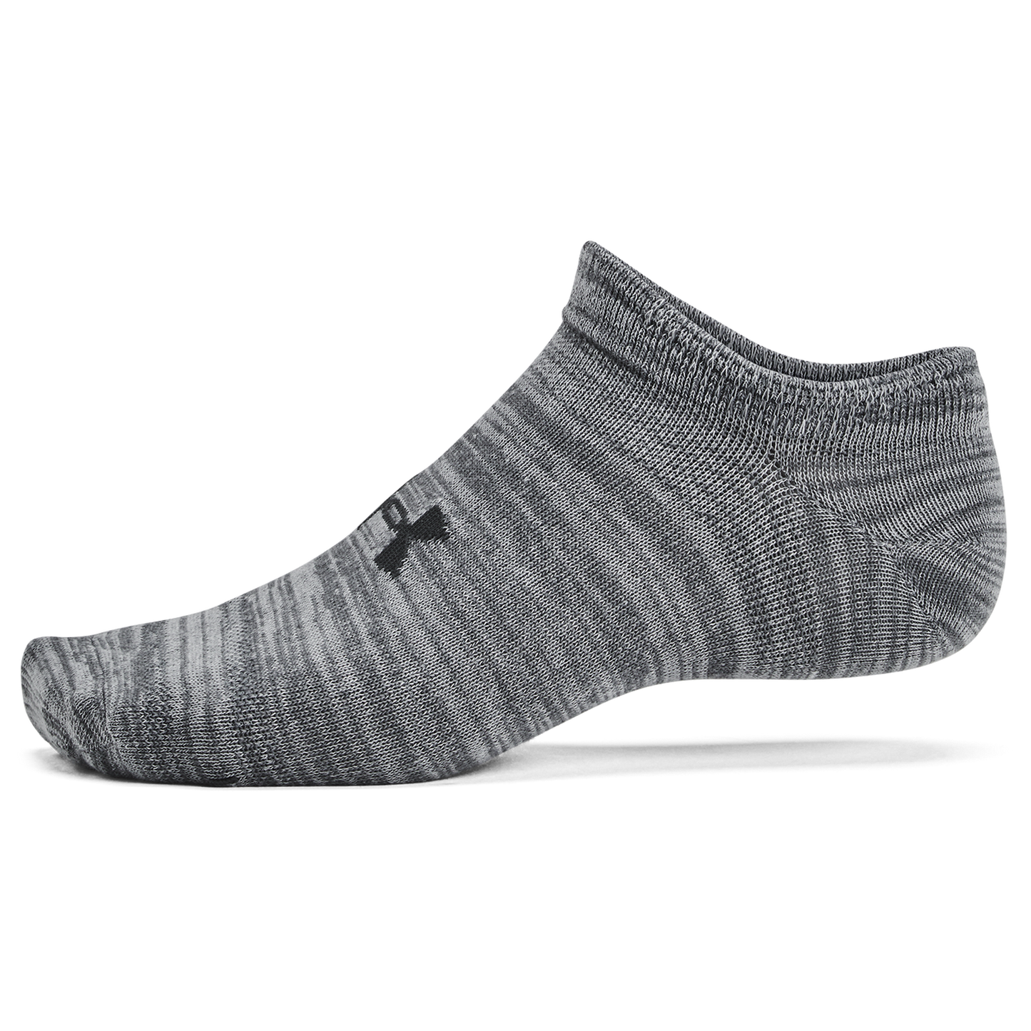 Under Armour Essential 6 Pack No Show Socks - Men's - Castlerock/Castlerock/Anthracite