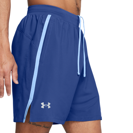 Under Armour Launch 7'' Shorts - Men's - Horizon Blue/Tech Blue/Reflective