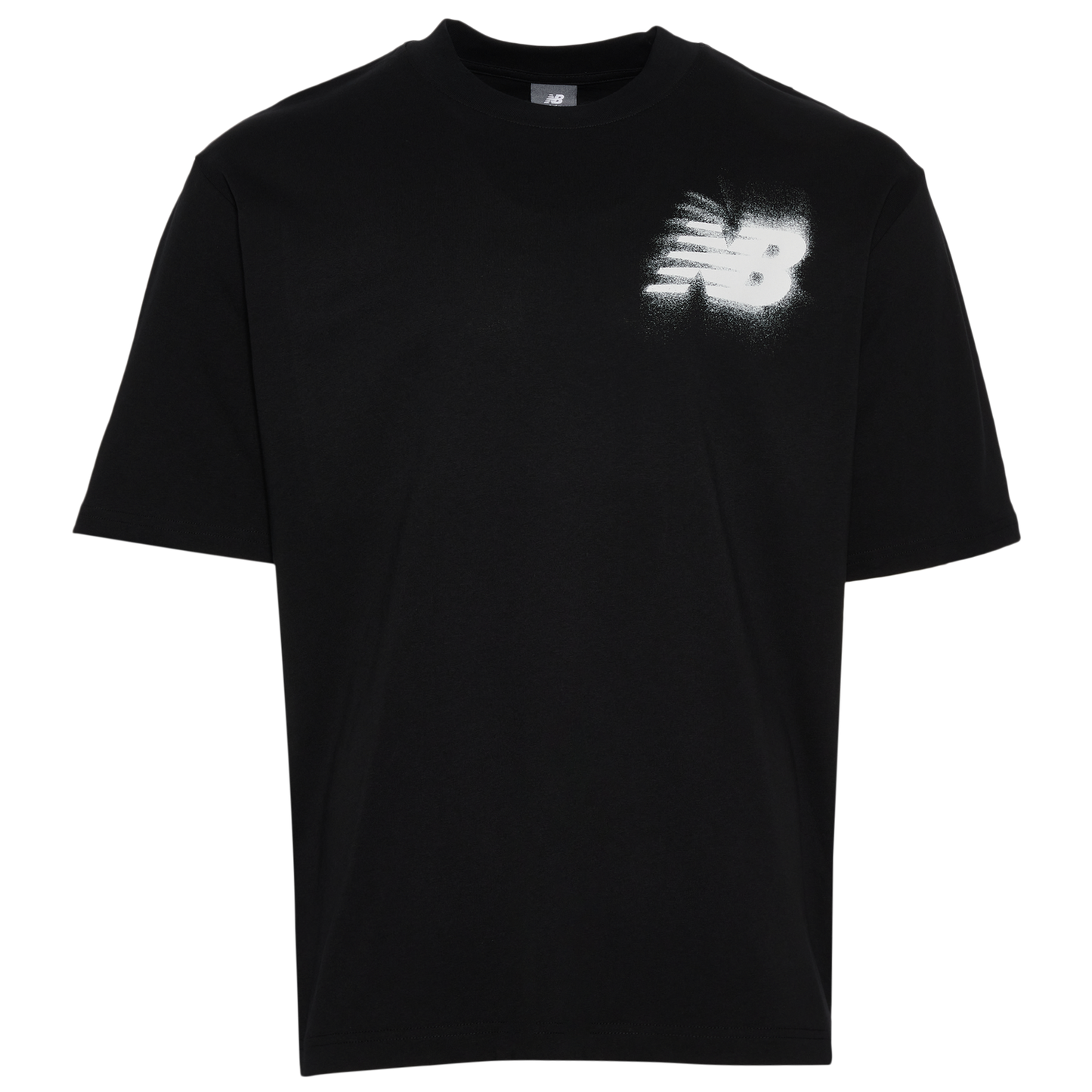 New Balance Schematic Blur T-Shirt - Men's - White/Black