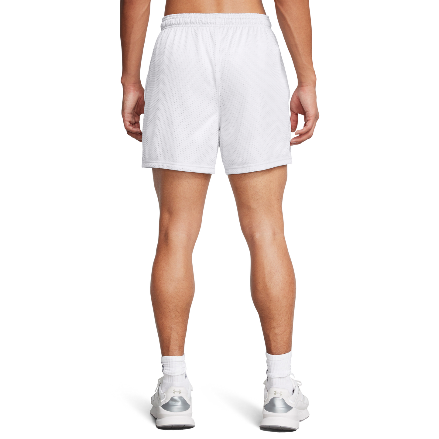 Under Armour Essential Mesh Shorts - Men's - Halo Grey/White
