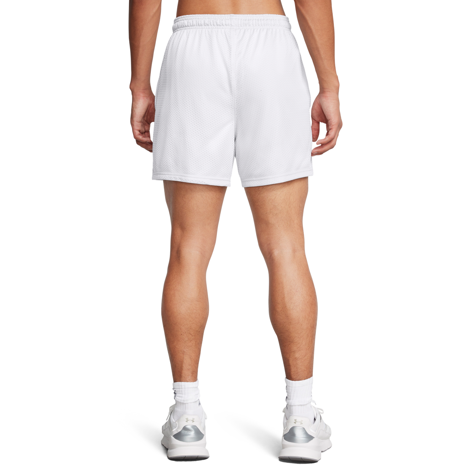 Under Armour Essential Mesh Shorts - Men's - Halo Grey/White