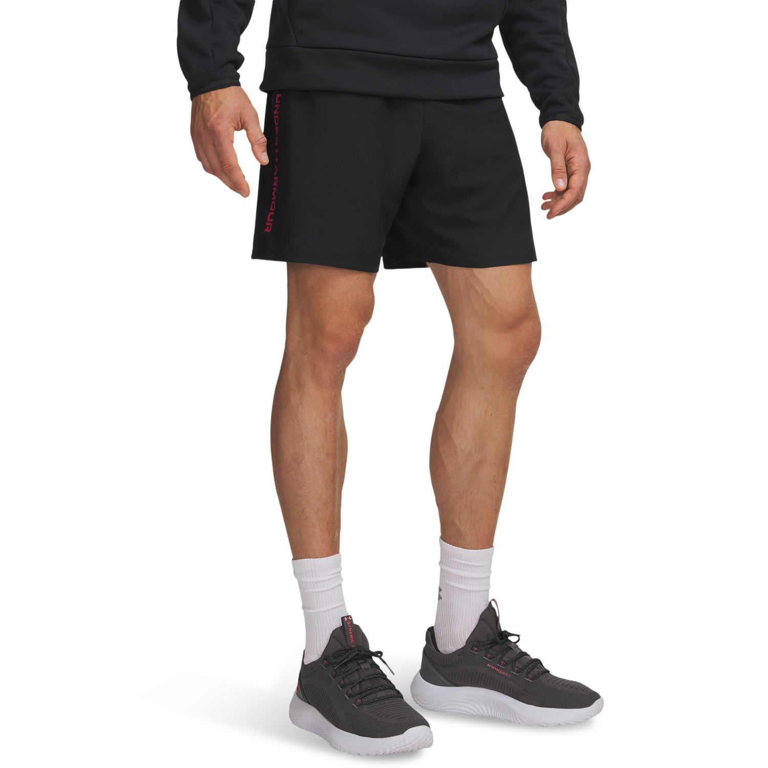 Under Armour Tech Woven Wordmark Short - Men's - Black/Red
