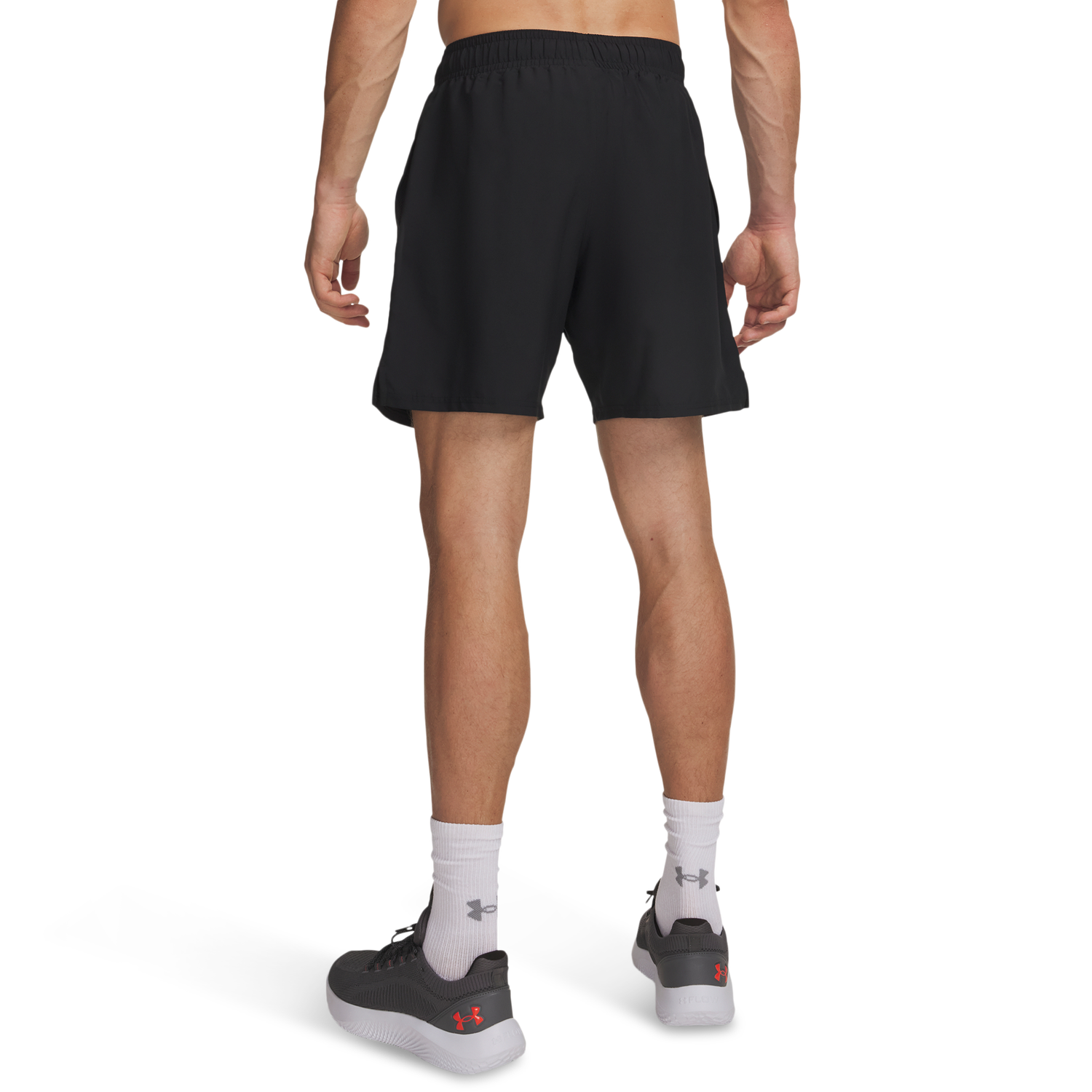 Under Armour Tech Woven Wordmark Short - Men's - Black/Red